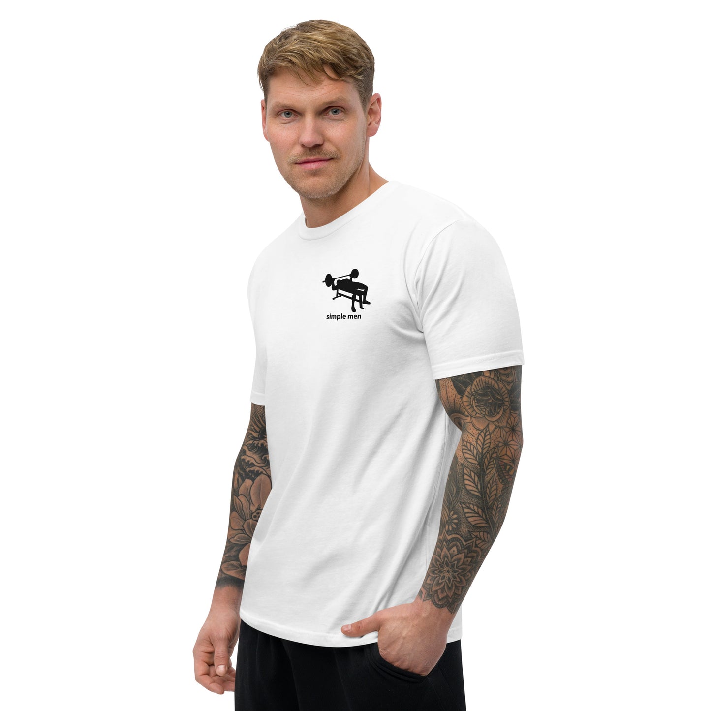 benching man tee