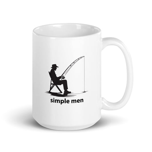 fishing man mug